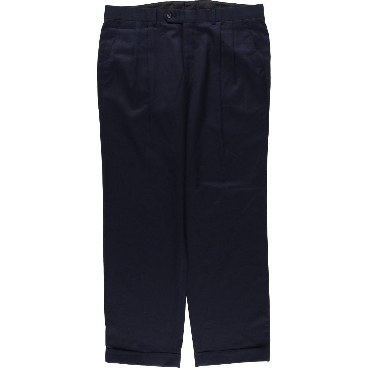古着 ラルフローレン Ralph Lauren LAUREN ローレン ツータック ウールパンツ スラックス カナダ製 メンズw35相当/eaa643099