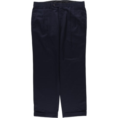 古着 ラルフローレン Ralph Lauren LAUREN ローレン ツータック ウールパンツ スラックス カナダ製 メンズw35相当/eaa643099