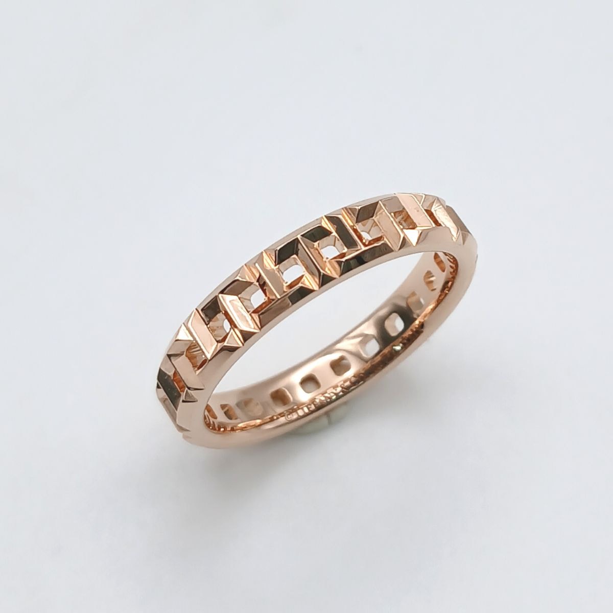 TIFFANY&Co. ティファニー T トゥルー ナロー リング 750PG 10 リング・指輪 63065293 K18ピンクゴールド ピンクゴールド レディース【中古】