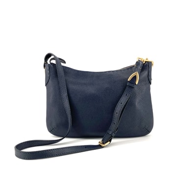 FENDI(フェンディ) セレリア シボレザー ゴールド金具 8BT146 ショルダーバッグ ブラック