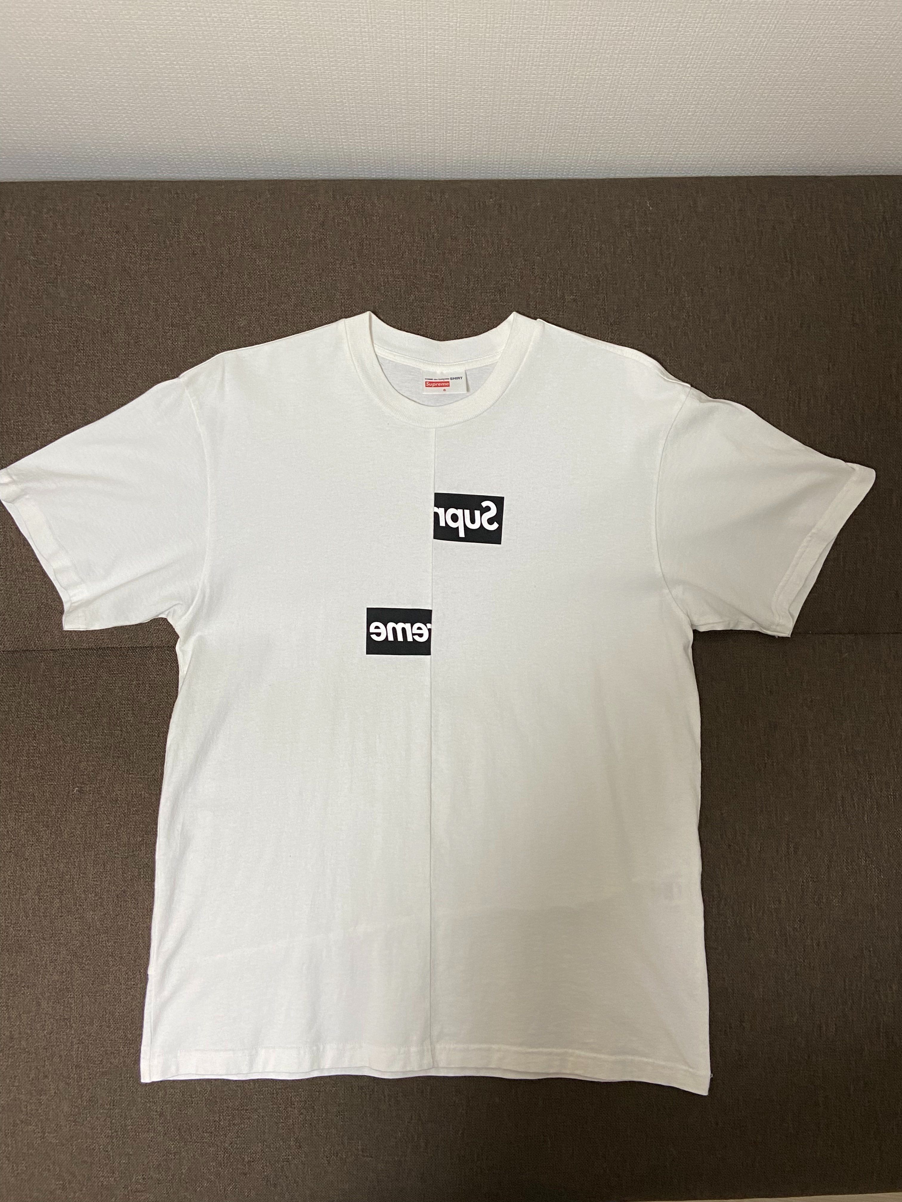 Supreme / Comme des Garçons SHIRT® Split Box Logo Tee "White"