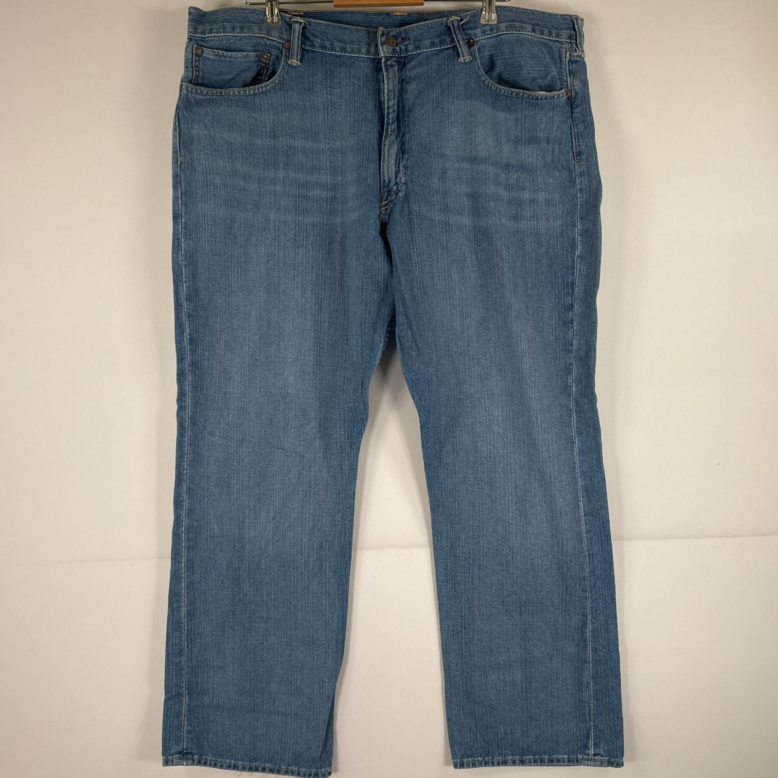 古着 ポロ・ラルフローレン POLO RALPH LAUREN デニムパンツ ジーパン ストレート ジーンズ 大きいサイズ w40 L30  ブルー メンズ