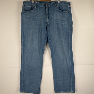 古着 ポロ・ラルフローレン POLO RALPH LAUREN デニムパンツ ジーパン ストレート ジーンズ 大きいサイズ w40 L30 ブルー メンズ