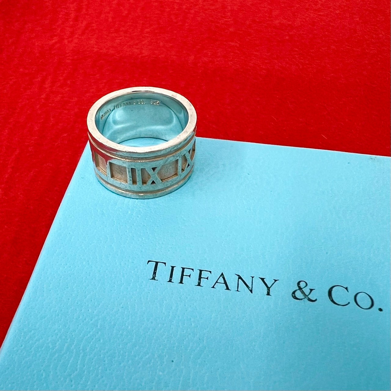 TIFFANY&Co. ティファニー アトラス ワイド リング シルバー925 リング・指輪 13号 シルバー
 65318