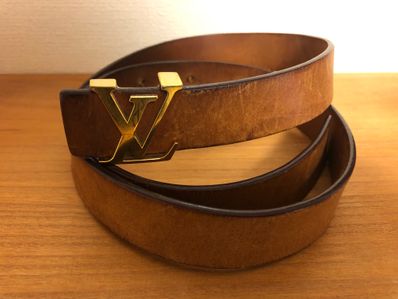 レザーベルト LVバックル