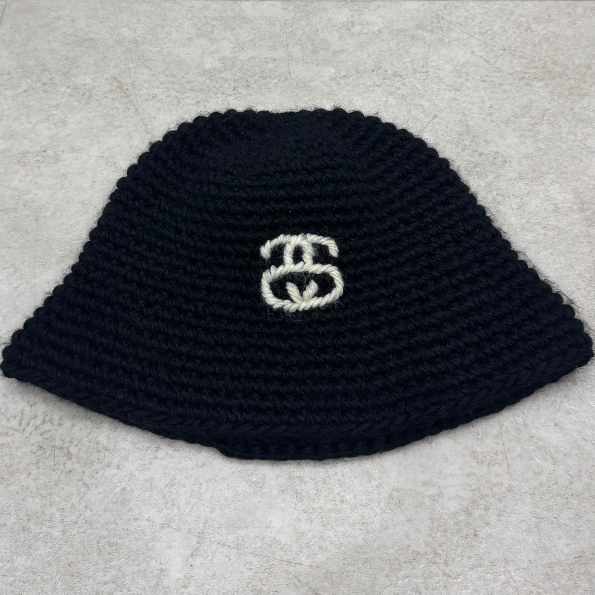 Stussy Bucket Hat SS Link Knit "Black"