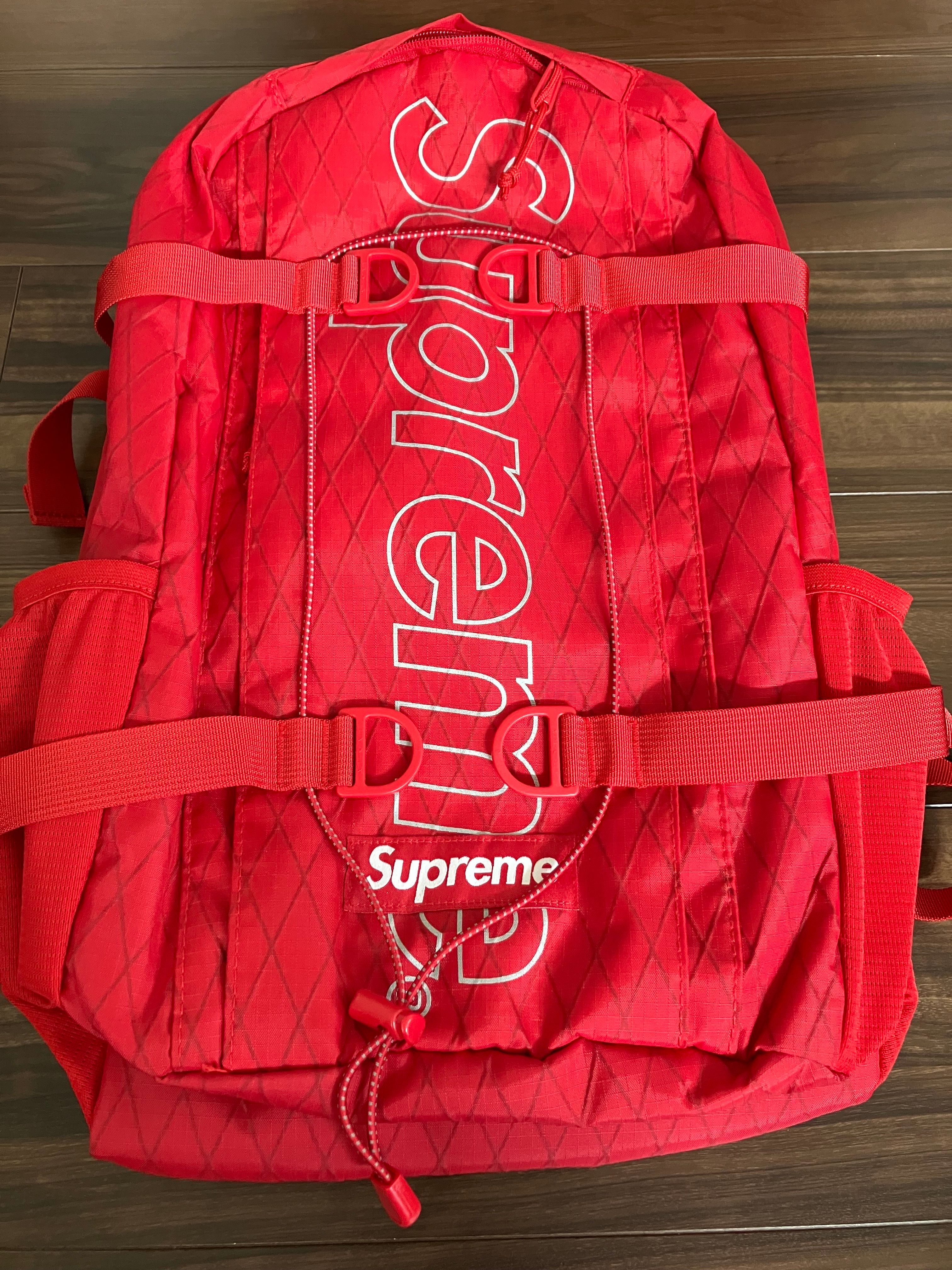 Supreme 18FW Backpack "Red"