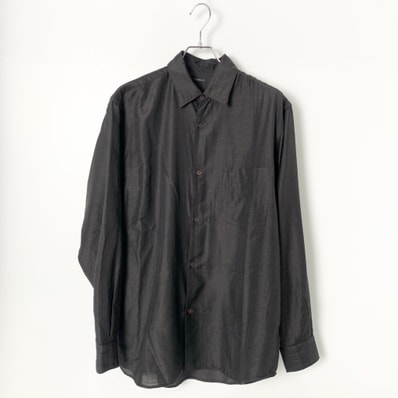 COMOLI Wool Silk COMOLI Shirt "Brown"