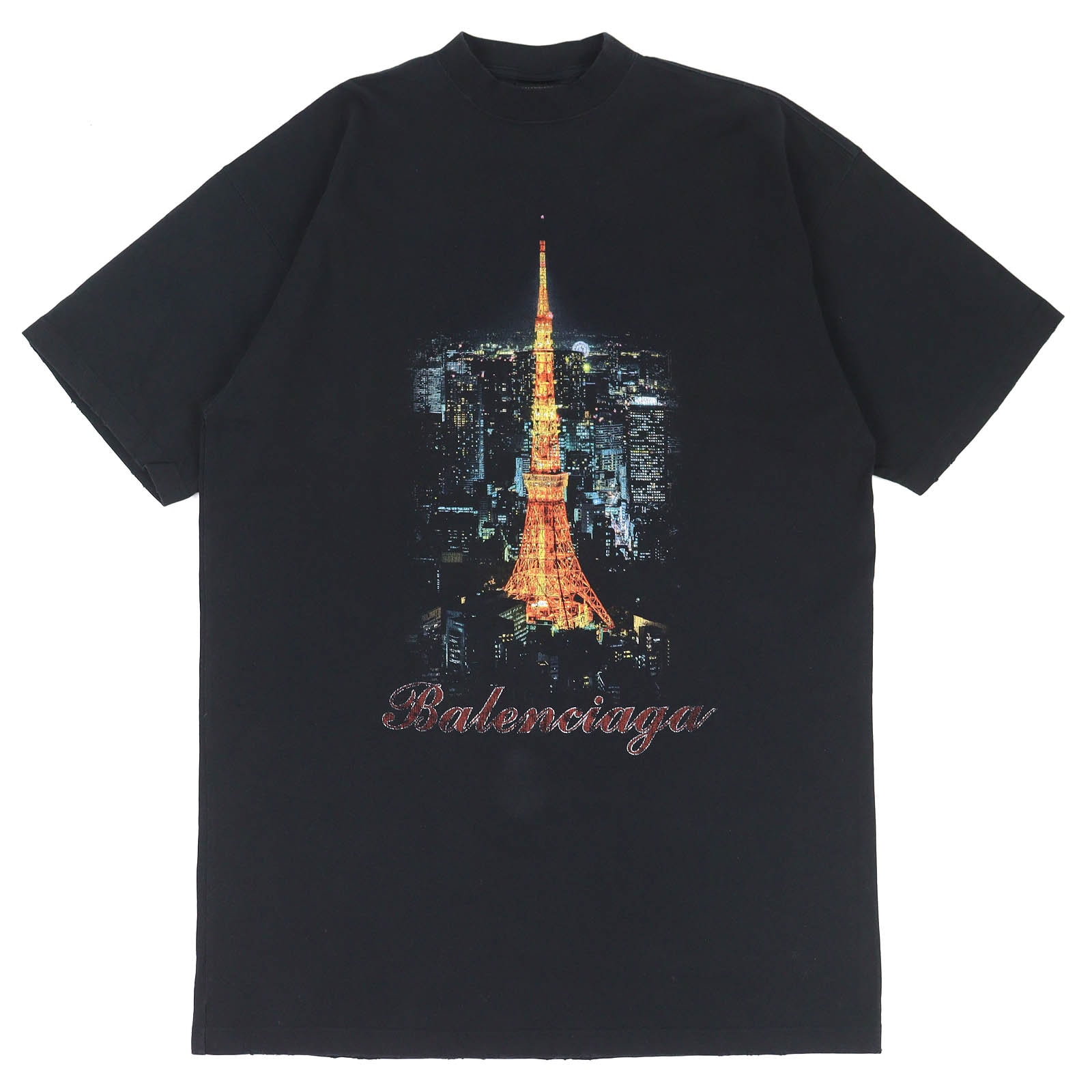 美品 バレンシアガ 銀座店OPEN記念東京タワー 半袖Tシャツ 1 739037