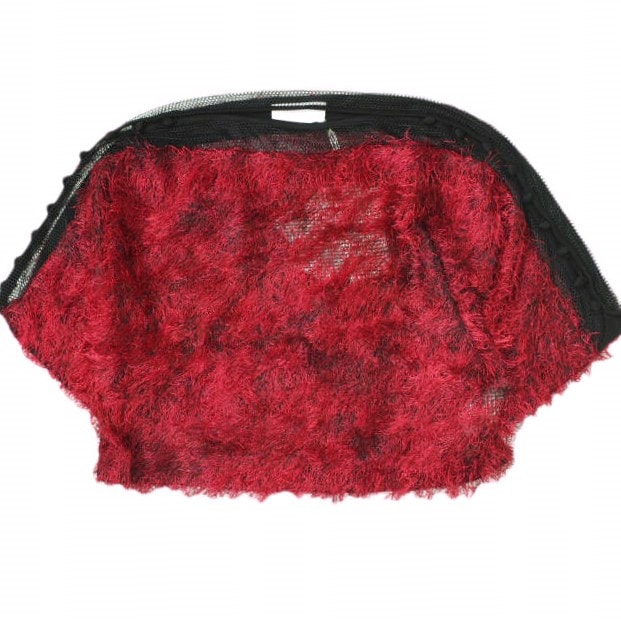 新品 Mame Kurogouchi マメクロゴウチ 日本製 メッシュフリンジブラウス MM18AW-SH019 2 RED/BLACK トップス g12674