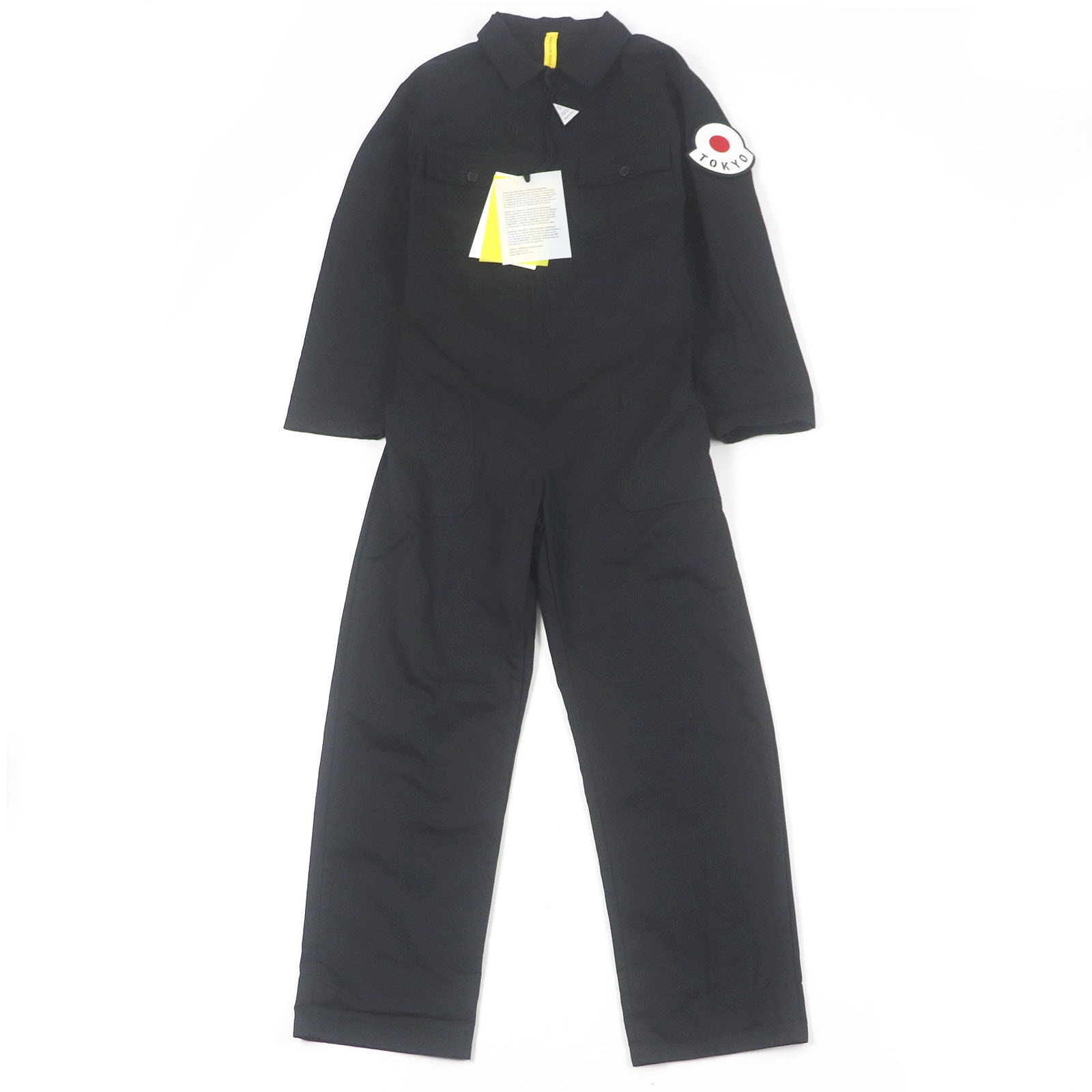 未使用品 モンクレール ジーニアス
 ツナギ TUTA ブラック メンズ XS