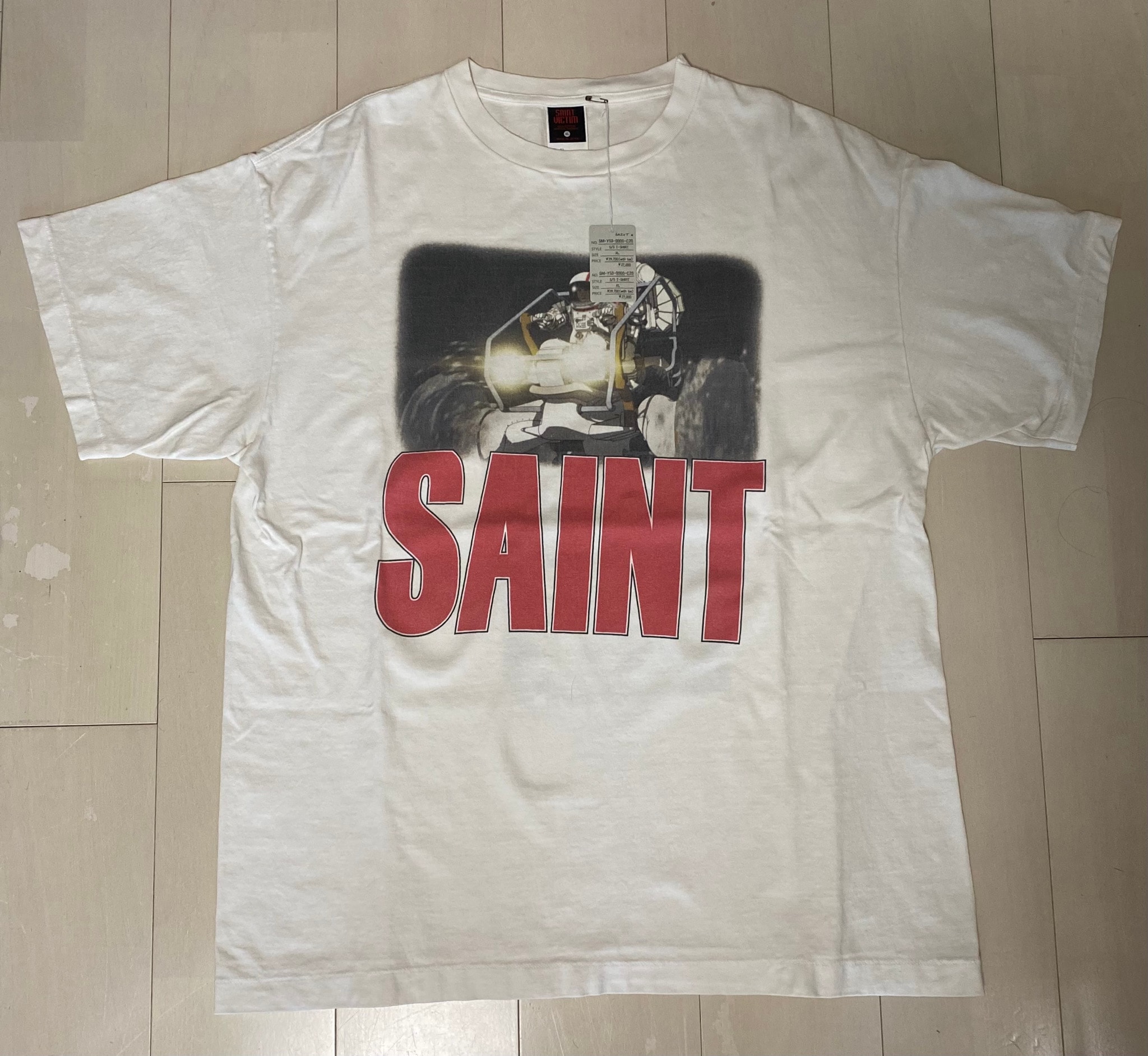 SAINT Mxxxxxx 24SS x FREEDOM Short Sleeve T-Shirt "White"
