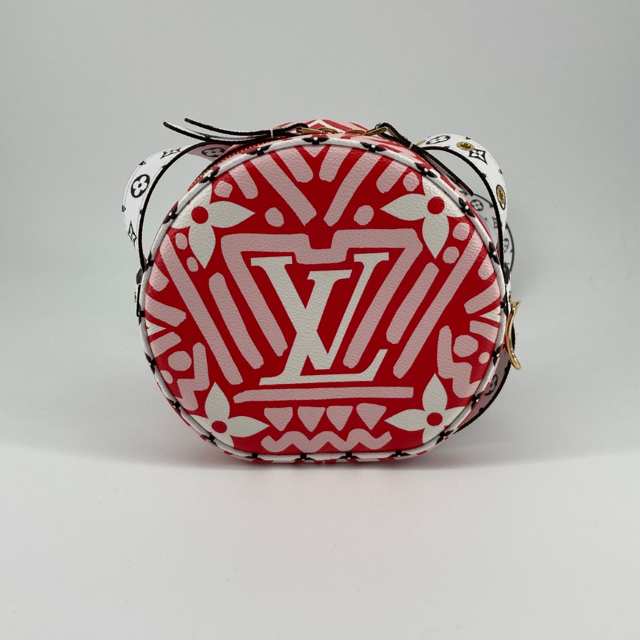 LOUIS VUITTON(ルイ・ヴィトン) LV クラフティ ボワット シャポー スープル M45364 ショルダーバッグ レッド×ピンク