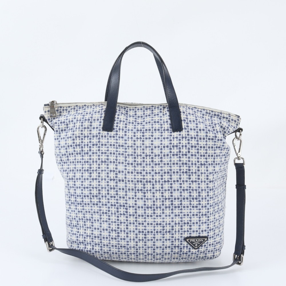 ■美品 プラダ トート バッグ レザー×ナイロン
