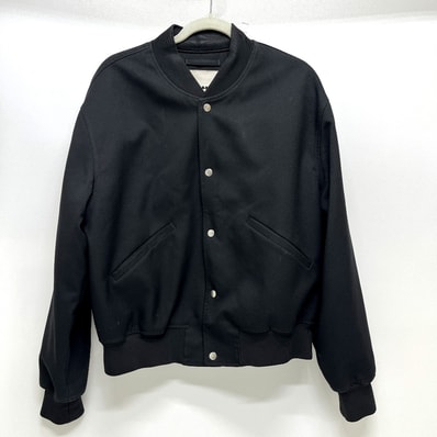 ジルサンダー JIL SANDER フロントボタン J22BN0126 2023年春夏 ボンバー アウター アパレル ジャケット ポリエステル ブラック