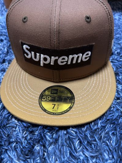 Supreme Gradient Box Logo New Era "Brown"