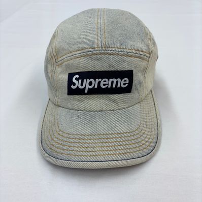 Supreme Denim Camp Cap "Dirty Indigo" (23SS)