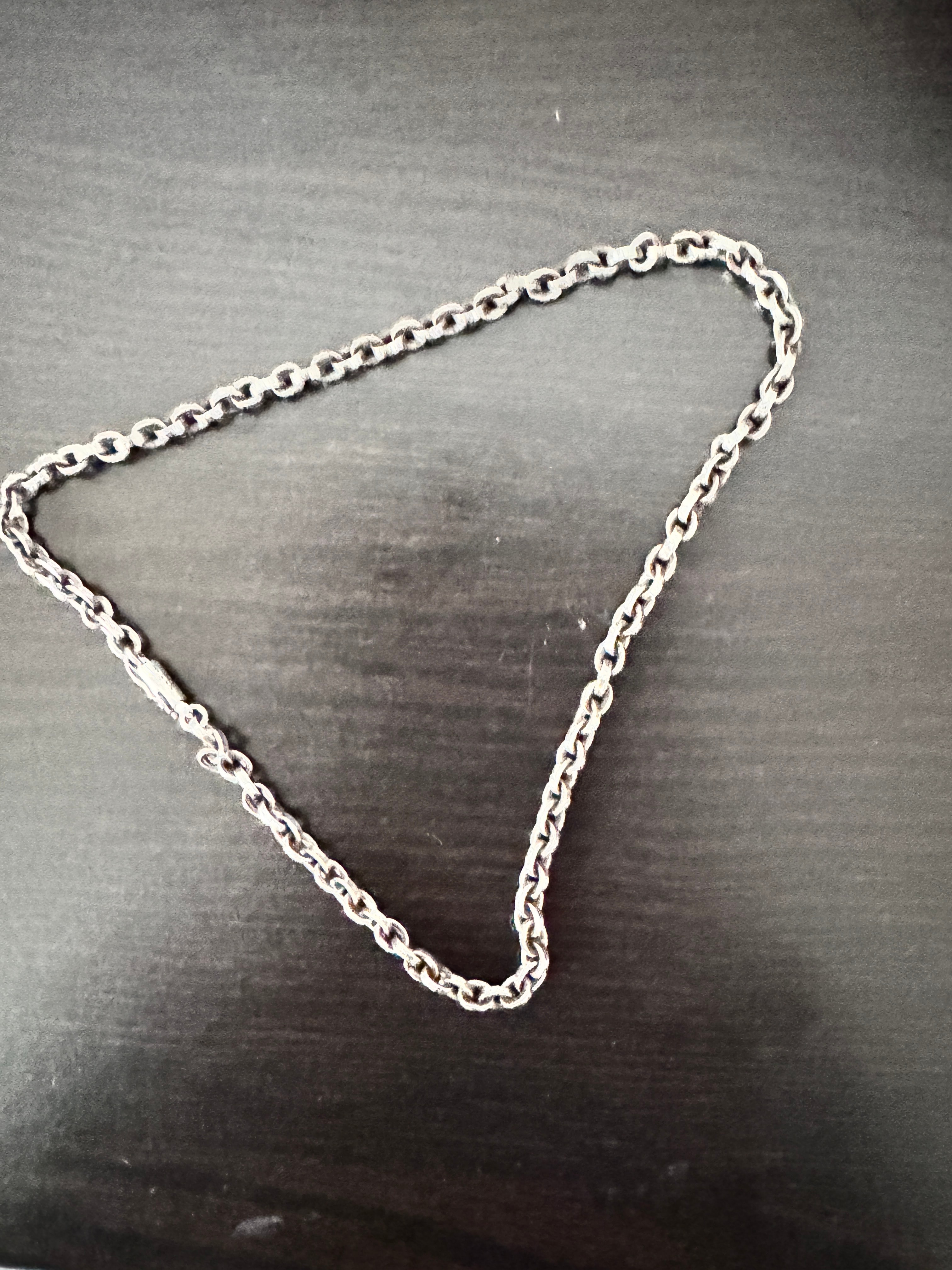 Chrome Hearts Paper Chain Necklace "Silver"