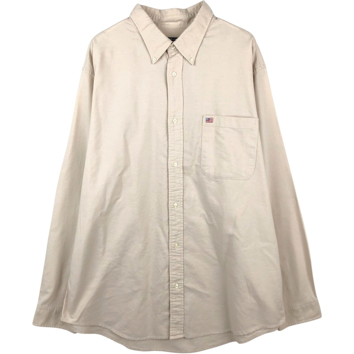 古着 ラルフローレン Ralph Lauren RALPH LAUREN JEANS CO. 長袖 ボタンダウンシャツ メンズXL相当/eaa672928
