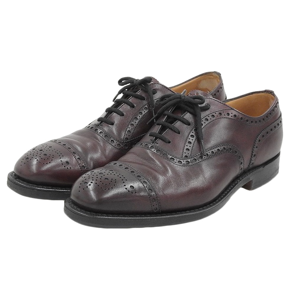 チャーチ DIPLOMAT ディプロマット セミブローグ オックスフォードシューズ 5都市 NEVADA CALF 173ラスト バーガンディ 7814/13 6F