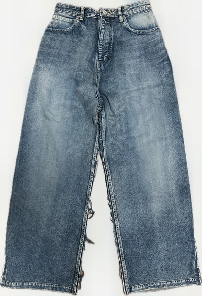 BALENCIAGA Hybrid Baggy Pants "Light Blue"