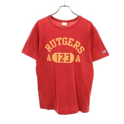 Champion チャンピオン 半袖 Tシャツ L レッド