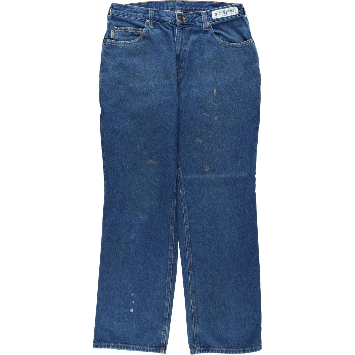 古着 カーハート Carhartt RELAXED FIT テーパードデニムパンツ メンズw33相当/eaa631123