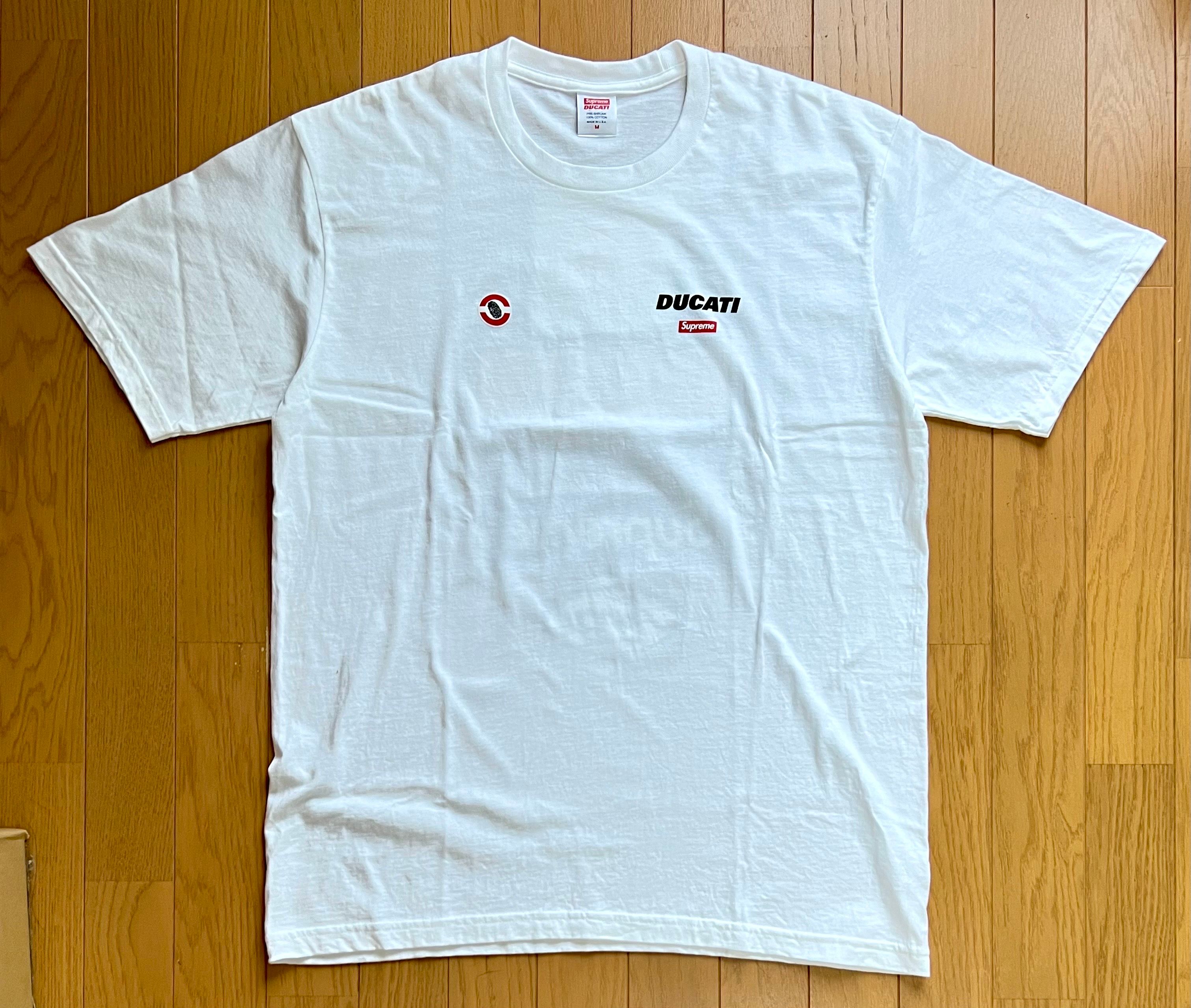 Supreme x Ducati Logos Tee "White"