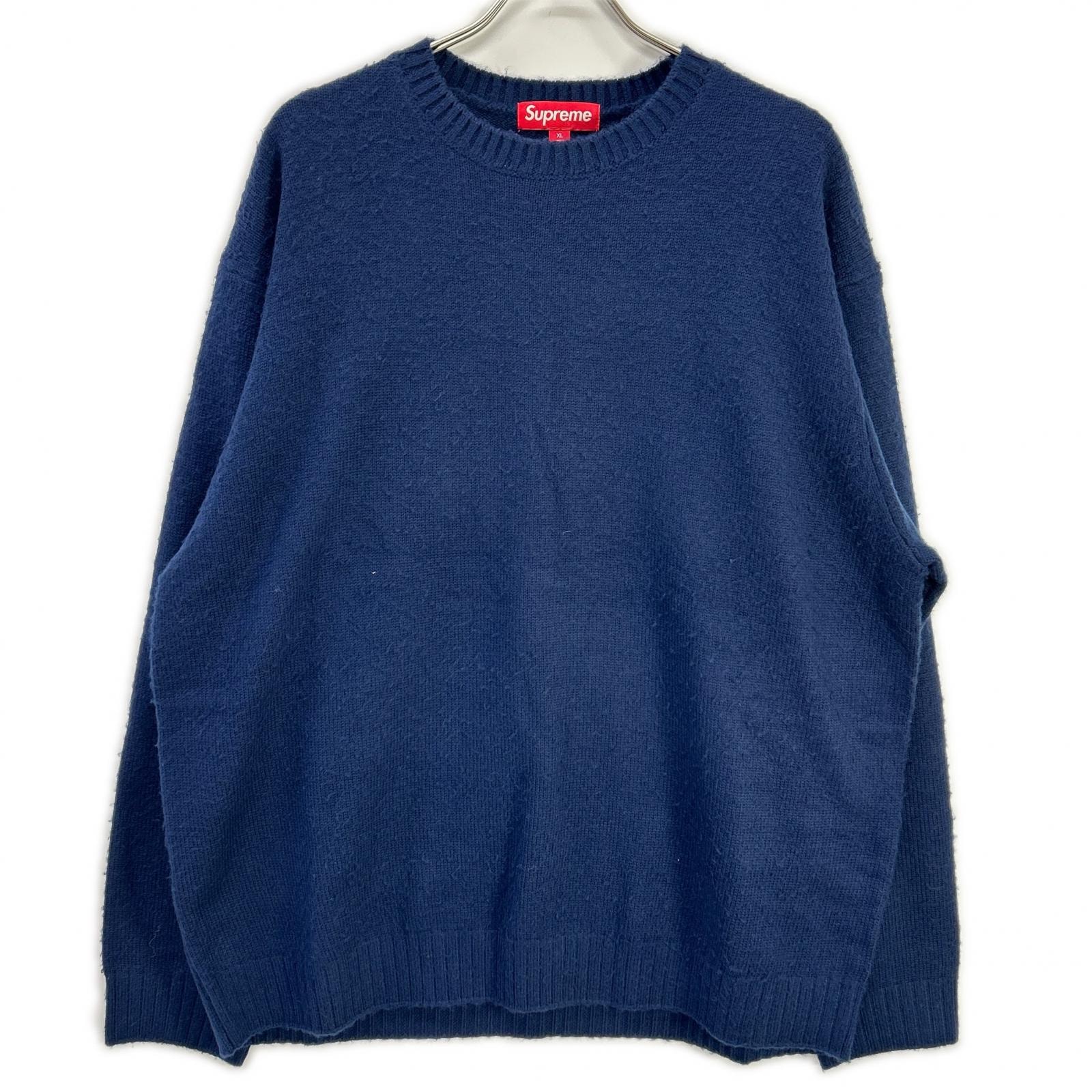 シュプリーム 26SS ネイビー Raised Stripe Sweater XL