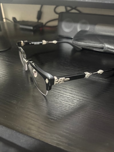 Chrome Hearts EVAGILIST 53 Blow CH Cross Dagger "Black/Silver"