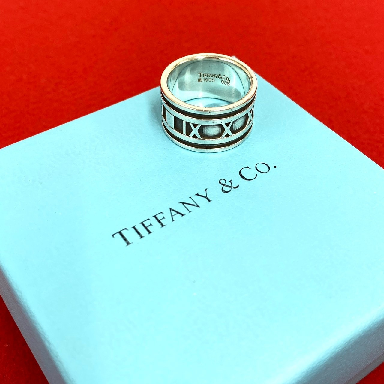 TIFFANY&Co. ティファニー アトラス ワイド リング シルバー925 リング・指輪 15号 シルバー
 35992