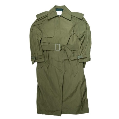 TOGA PULLA トーガ プルラ 19AW 日本製 Shape memory polyester coat シェイプメモリーポリエステルコート TP92-FA233 36 オリーブ ARCHIVES トレンチコート アウター g3810