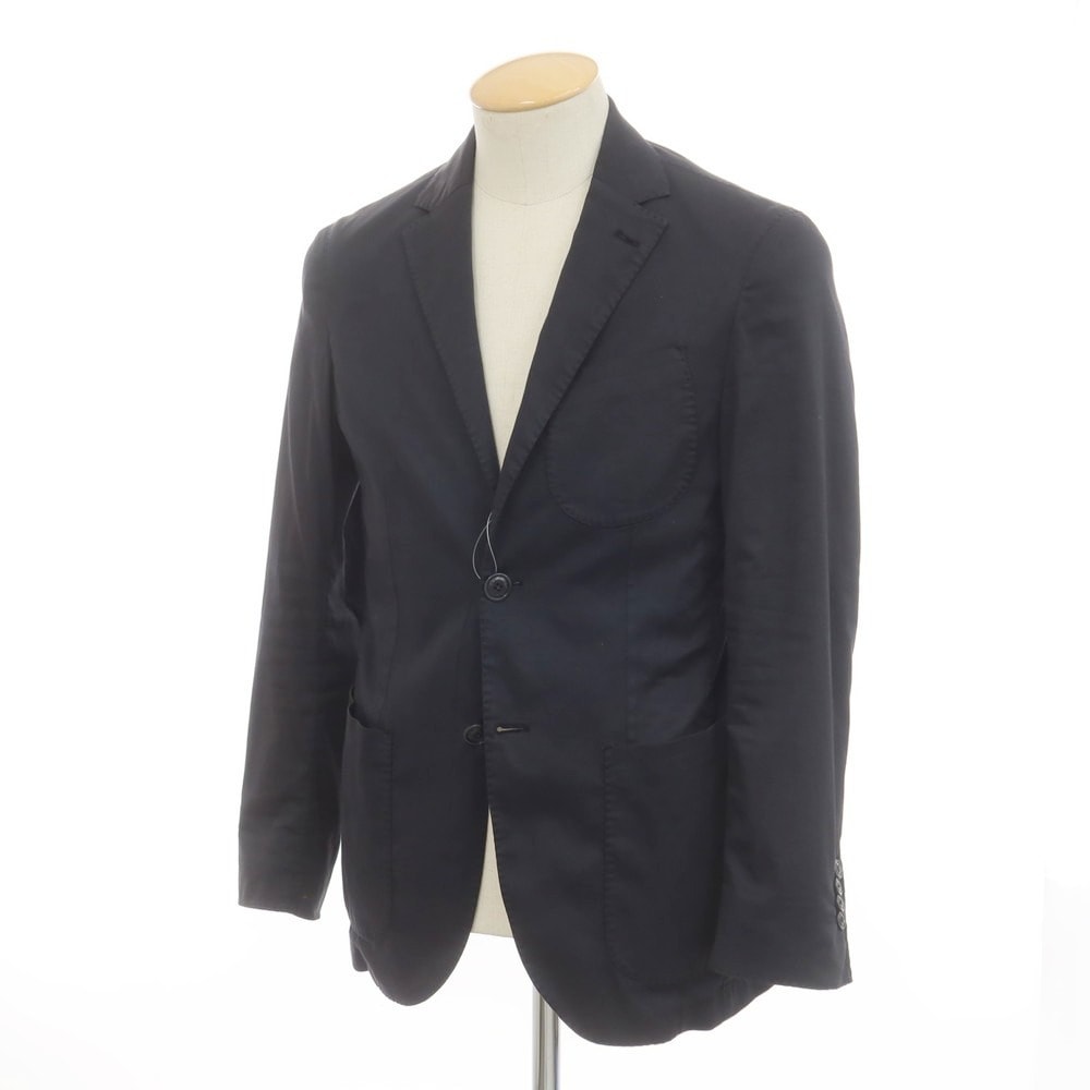 【中古】シーピーカンパニー C.P.Company コットンナイロンポリウレタン 2B カジュアルジャケット ブラックネイビー【サイズ44】【メンズ】