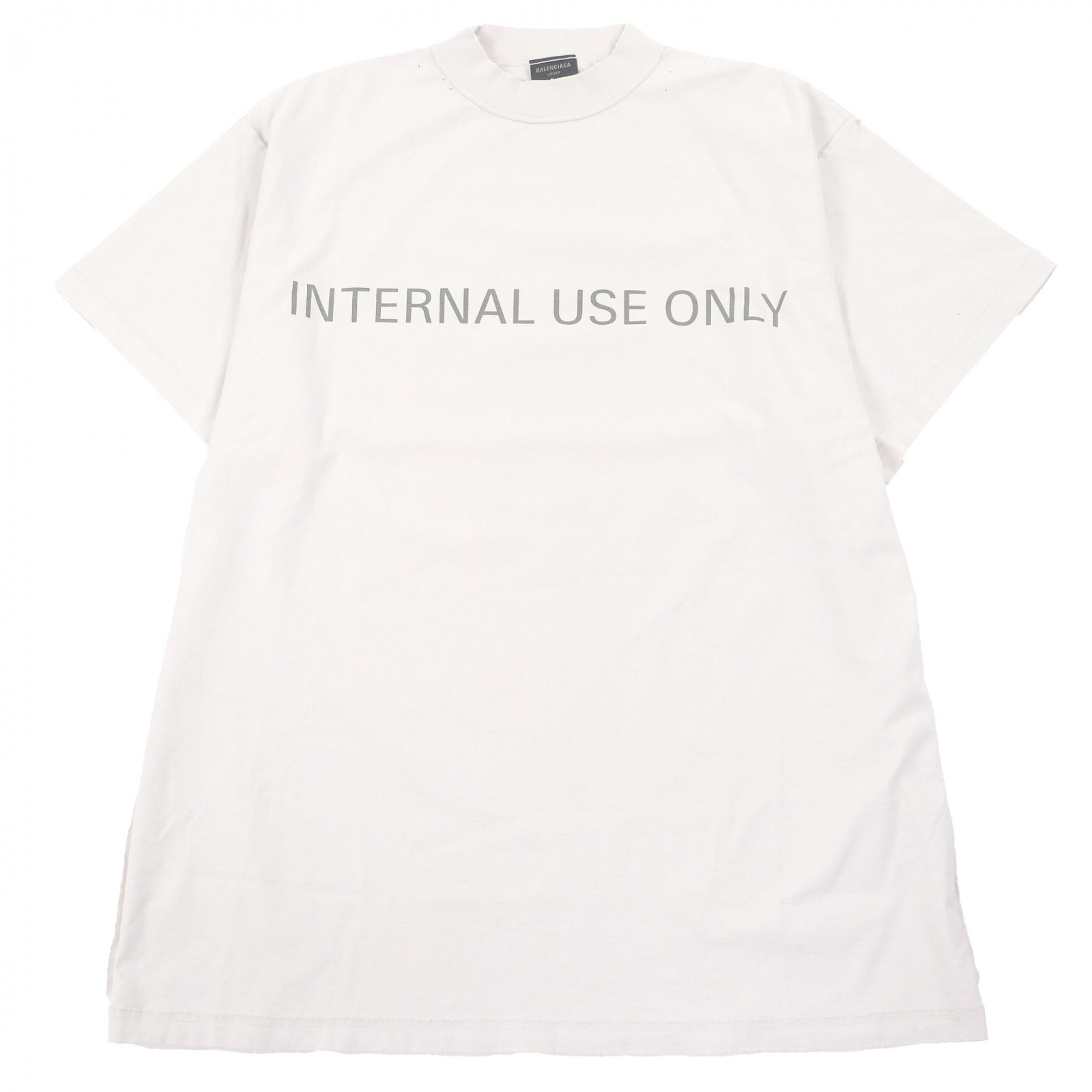 極美品 バレンシアガ 半袖Tシャツ アイボリー系 メンズ 2 787358