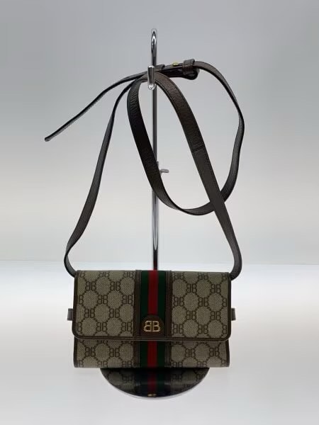 GUCCI x BALENCIAGA The Hacker Mini Bag Coating Canvas "Beige"