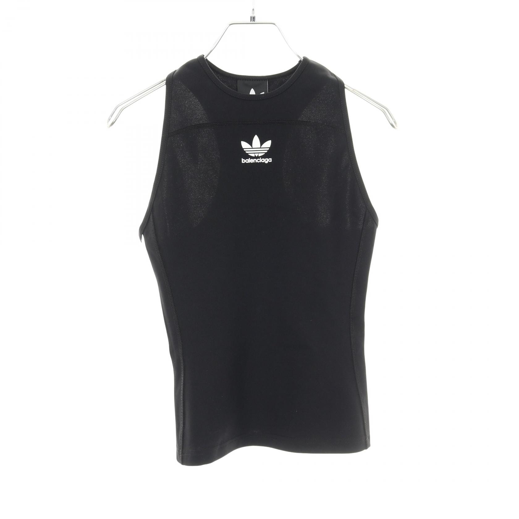 バレンシアガ BALENCIAGA BALENCIAGA × adidas タンクトップ 衣料品 トップス レーヨン ナイロン レディース ブラック系 【中古】