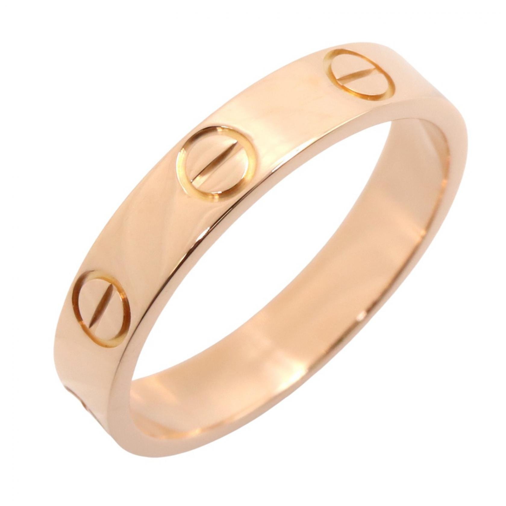 カルティエ CARTIER ミニラブリング リング・指輪 ジュエリー K18PG(ピンクゴールド) レディース ゴールド系 B4085200 【中古】