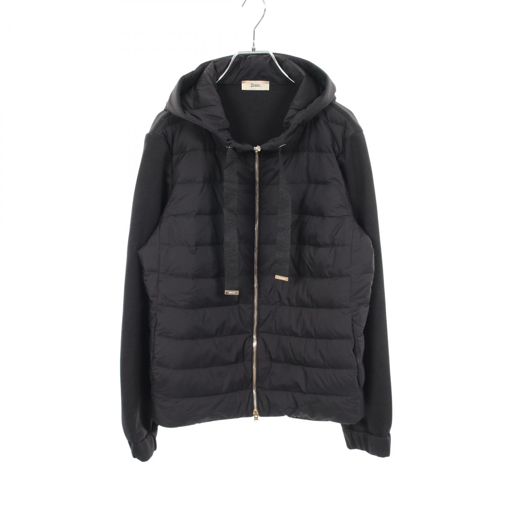 ヘルノ Herno ダウンジャケット 衣料品 アウター ナイロン ポリエステル / コットン レディース ブラック系 JP000120D13461S9300L 【新品】