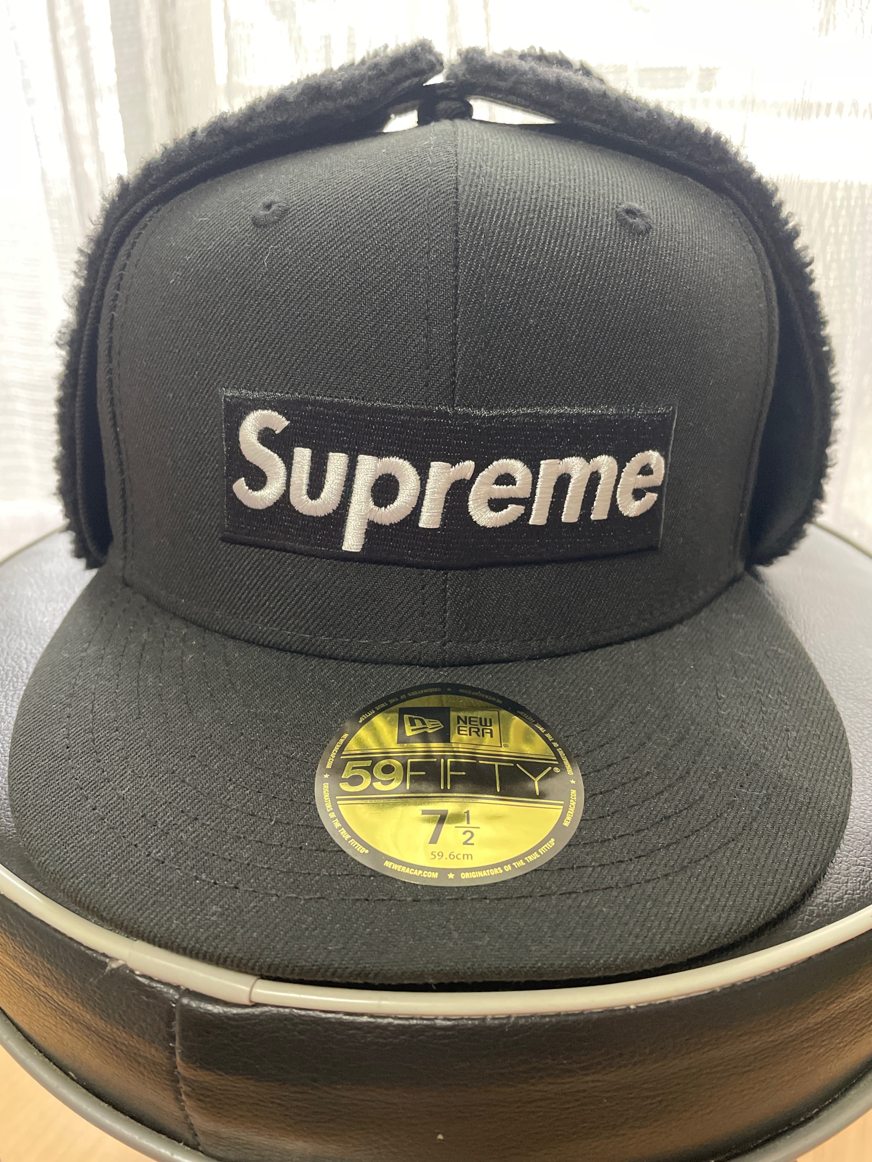Supreme Earflap Box Logo New Era "Black"