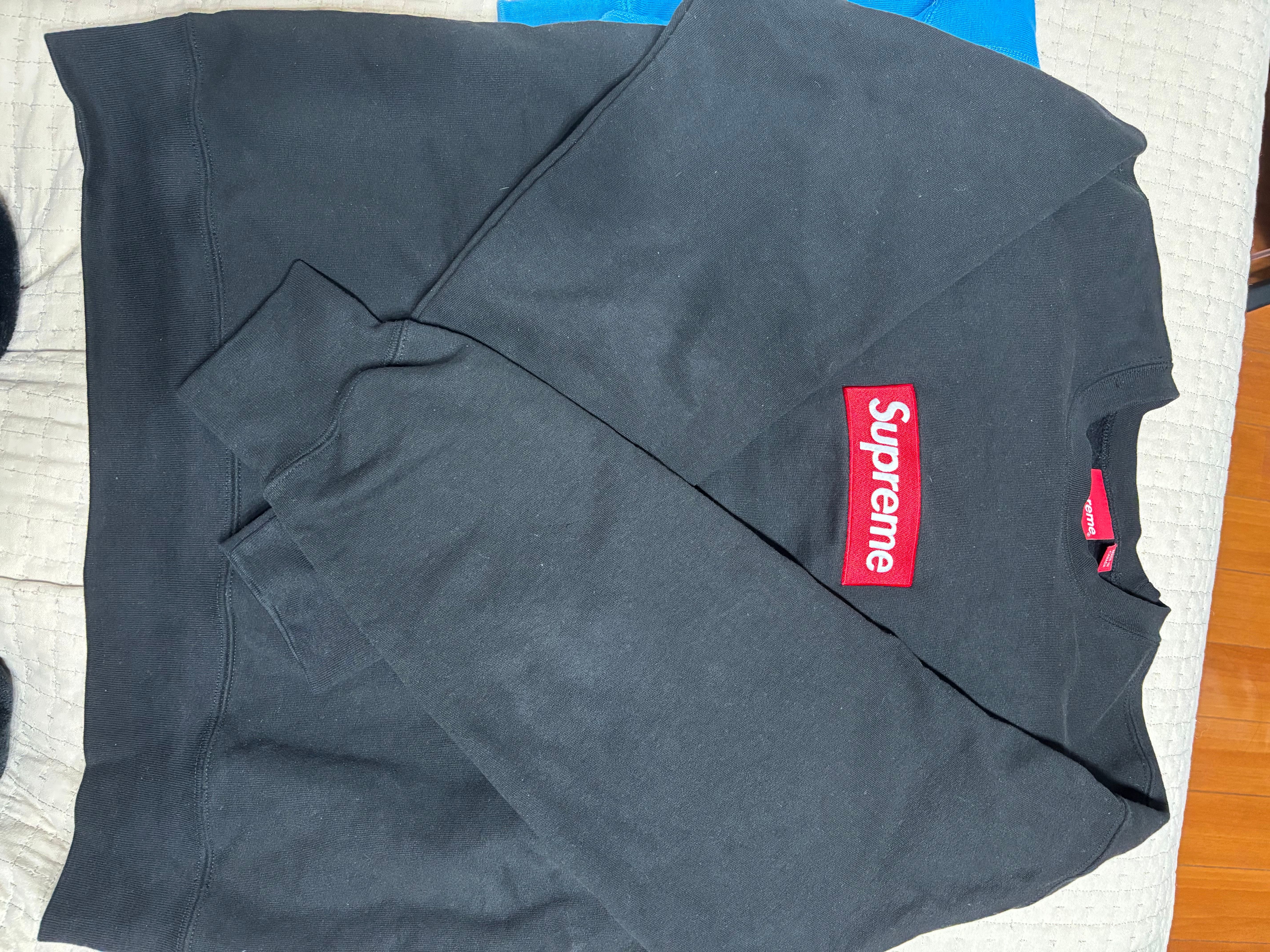Supreme Box Logo Crewneck "Black" (22FW)