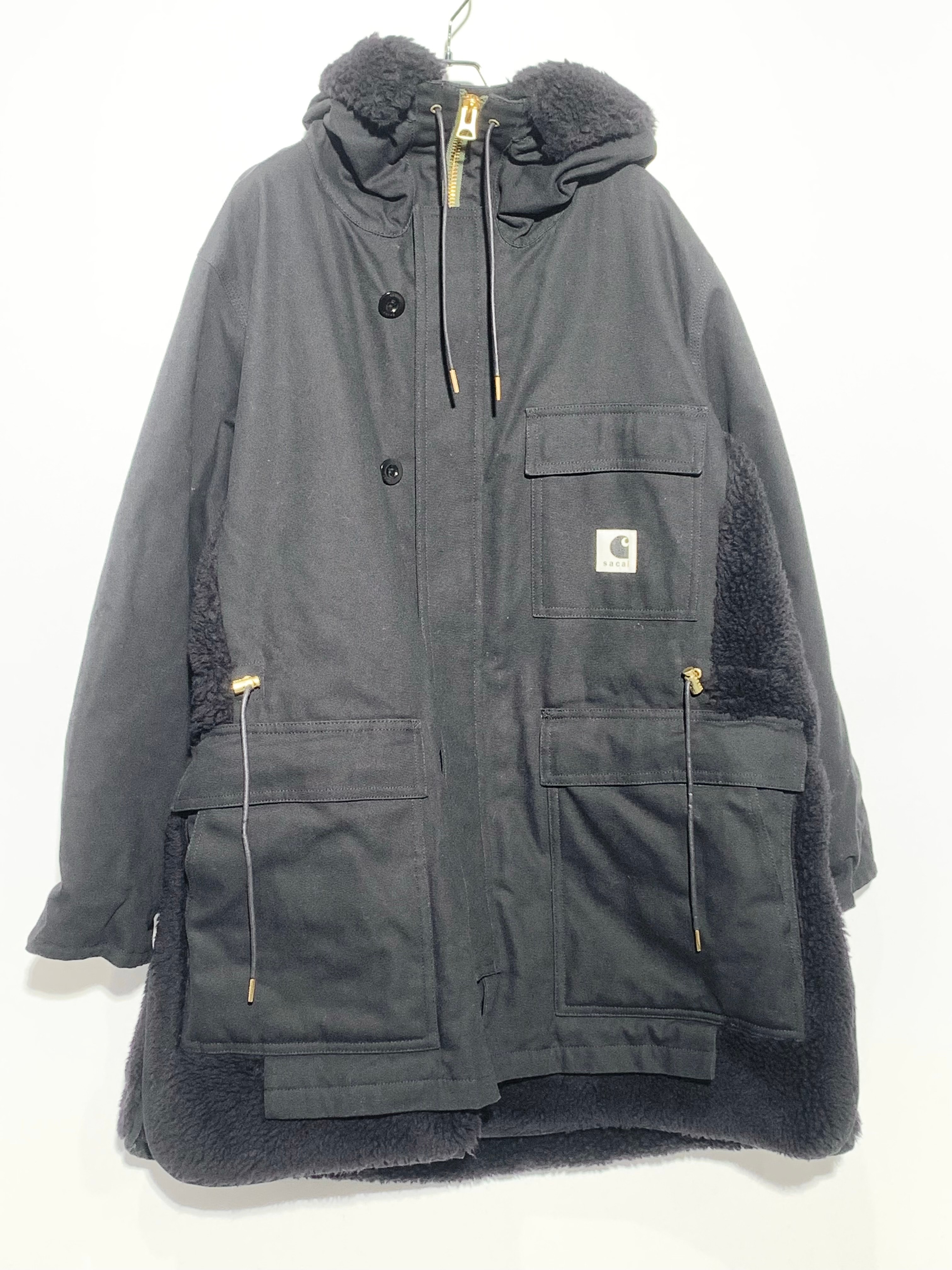 Carhartt WIP x sacai Men's Canvas Parka Siberian "Black"
