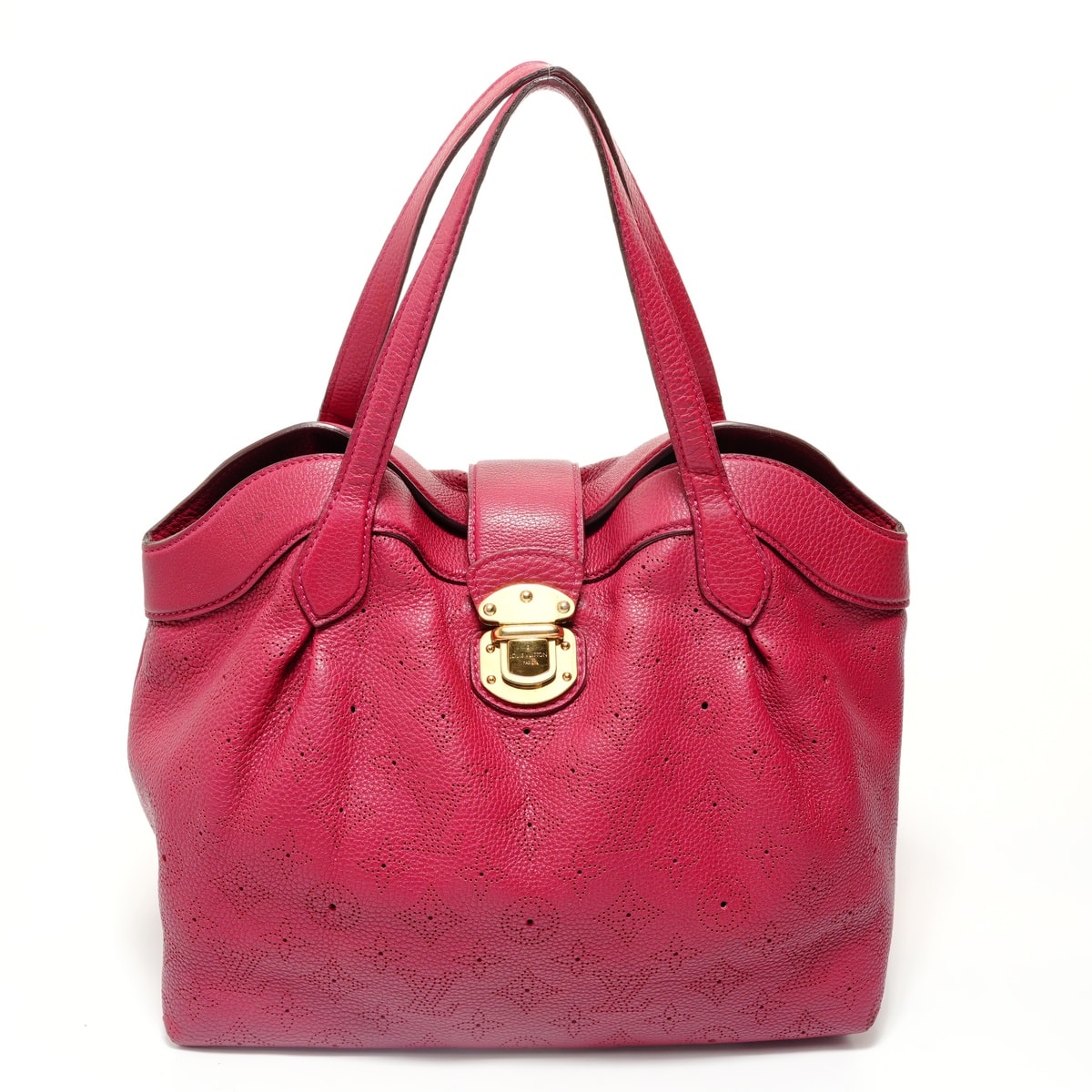 ヴィトン LV 2011年製 モノグラムマヒナ シールス PM グルナ ハンドバッグ【中古】