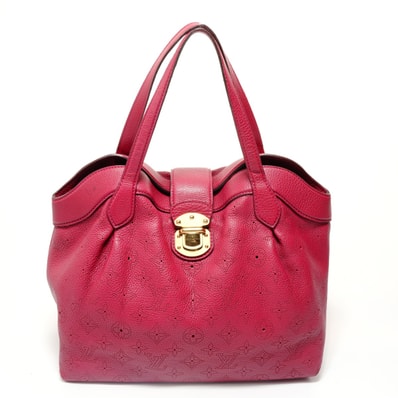 ヴィトン LV 2011年製 モノグラムマヒナ シールス PM グルナ ハンドバッグ【中古】