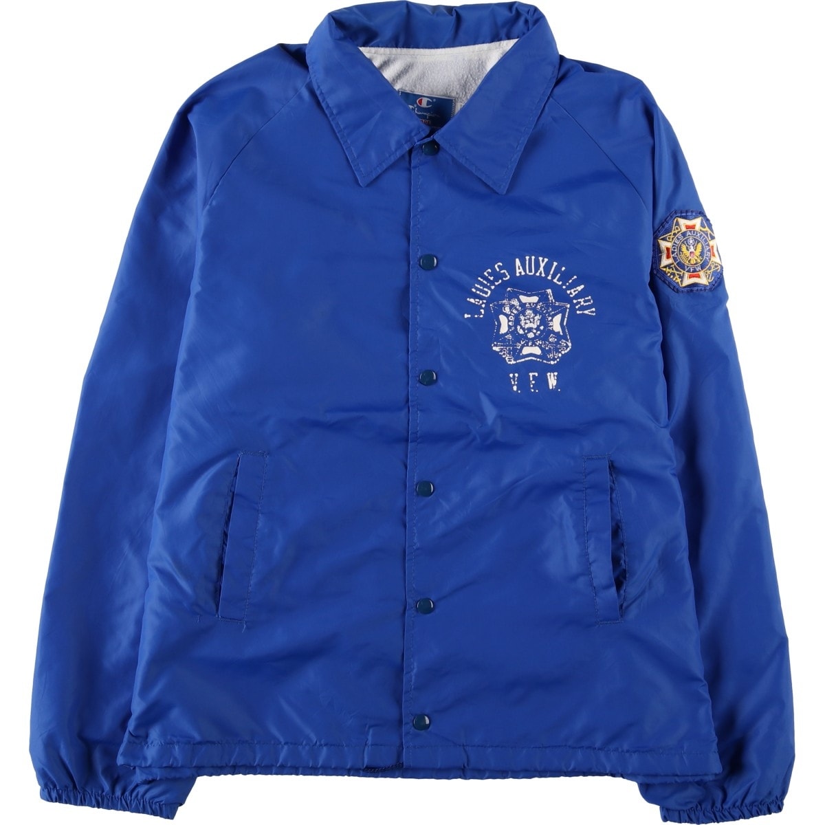 レア 80s90s USA製 チャンピオン コーチジャケット USNA L D (傷や汚れあり)】古着 90年代 チャンピオン Champion コーチ