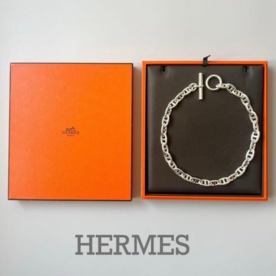 Hermes Chaine D'ancre GM Necklace Large Model "Silver"