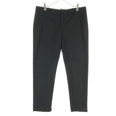 ZARA ザラ ストレッチ テーパードパンツ 42 ブラック