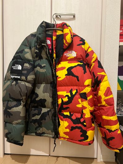 Supreme x The North Face Split Nuptse Jacket "Camo"