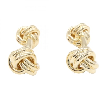 ティファニー TIFFANY&CO ノット ツイスト カフス カフス アクセサリー K18 メンズ ゴールド系 【中古】