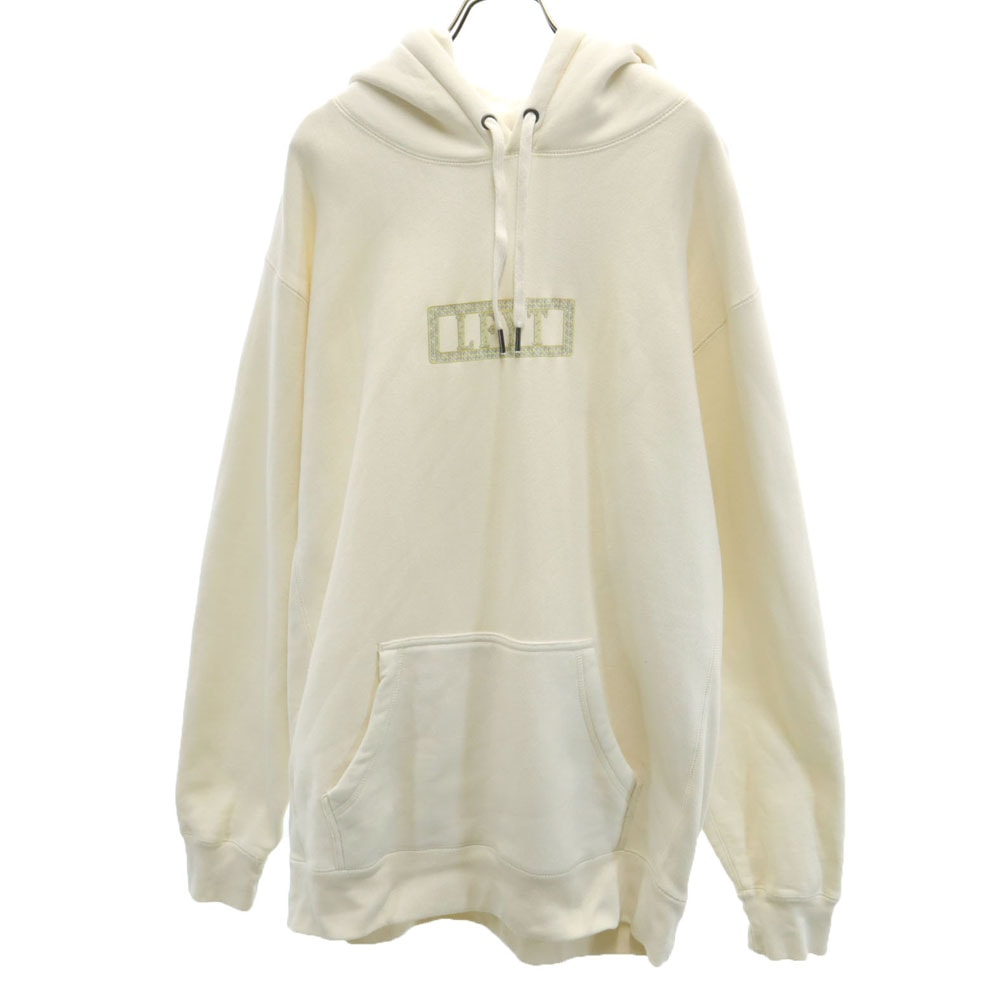 LFYT エルエフワイティー 長袖 スウェット パーカー XXL アイボリー 裏起毛 ビックサイズ