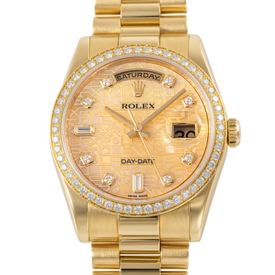 ROLEX ロレックス 118348NCA G番 シェルホリコン K18YG【中古】